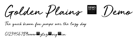 Golden Plains - Demo.ttf