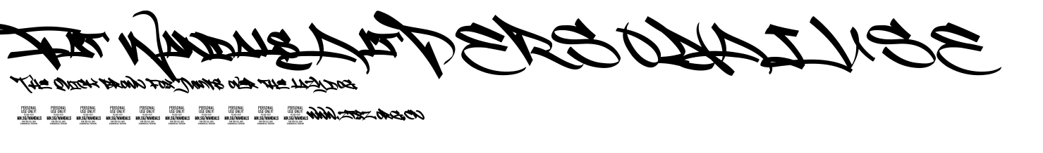 Fat Wandals Alt PERSONAL USE.ttf