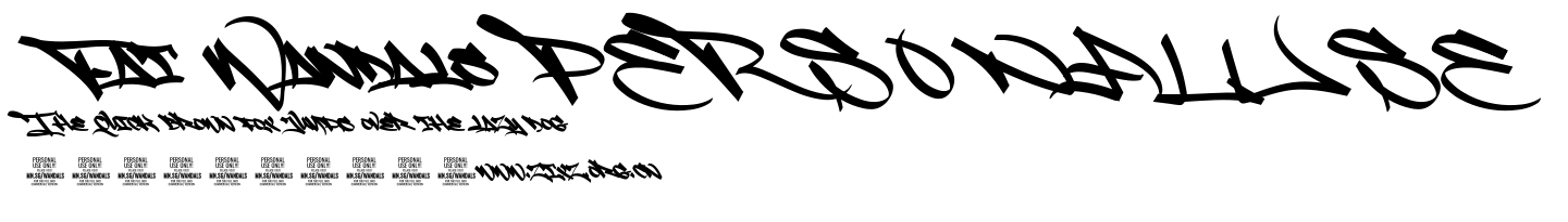 Fat Wandals PERSONAL USE.ttf