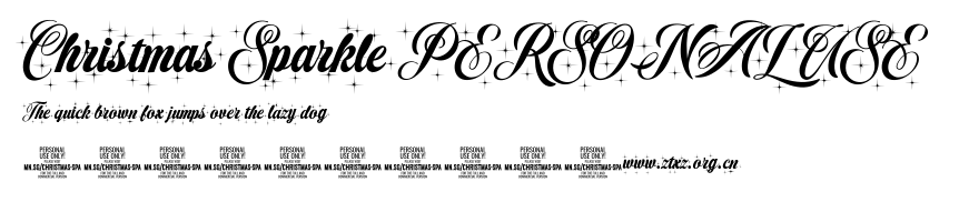 Christmas Sparkle PERSONAL USE.ttf