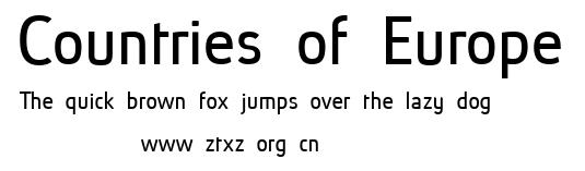 Countries of Europe.ttf