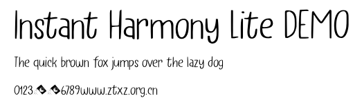 Instant Harmony Lite DEMO.otf