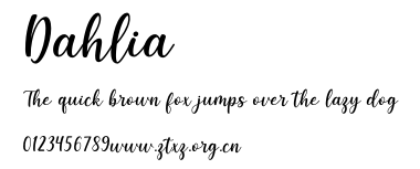 Dahlia.otf