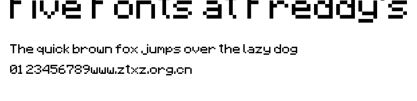 Five Fonts at Freddy's.ttf