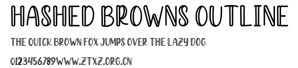 Hashed Browns Outline.ttf
