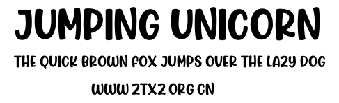 Jumping Unicorn.ttf