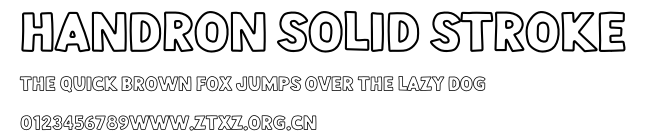 Handron Solid Stroke.otf