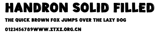 Handron Solid Filled.otf