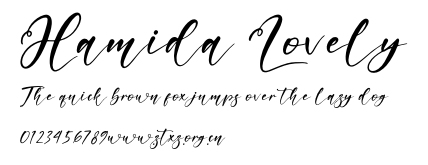 Hamida Lovely.otf