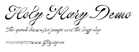 Holy Mary Demo.ttf