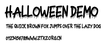 HALLOWEEN DEMO.otf