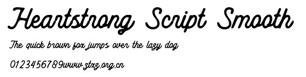 Heartstrong Script Smooth.otf