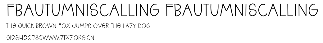 FBAutumnIsCalling FBAutumnIsCalling.otf