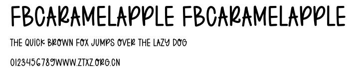 FBCaramelApple FBCaramelApple.otf