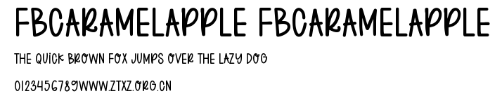 FBCaramelApple FBCaramelApple.ttf