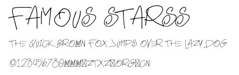 FAMOUS STARSS.otf