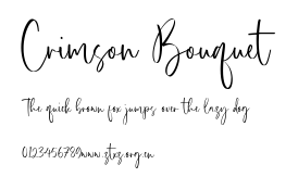 Crimson Bouquet.otf