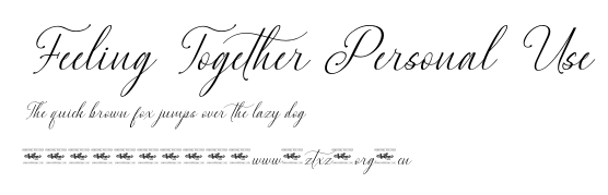 Feeling Together Personal Use.otf