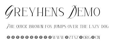 Greyhens Demo.ttf