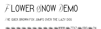 Flower Snow Demo.ttf