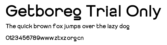Getboreg Trial Only.ttf