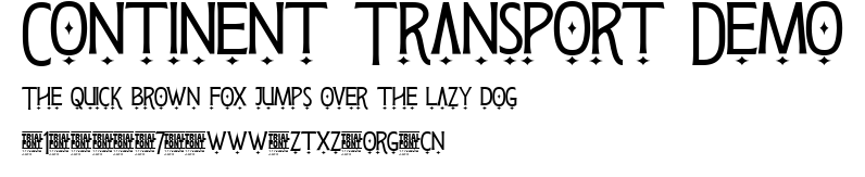 Continent Transport Demo.ttf