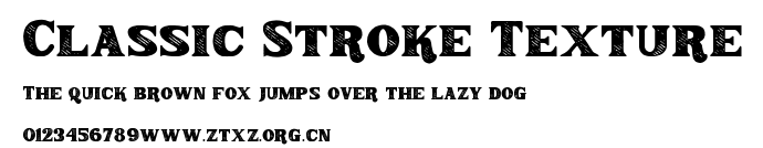 Classic Stroke Texture.ttf