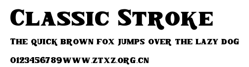 Classic Stroke.ttf