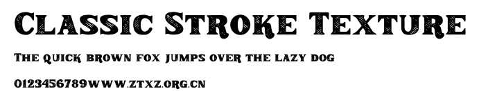 Classic Stroke Texture.otf