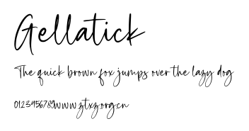 Gellatick.otf