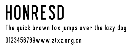 HONRESD.otf