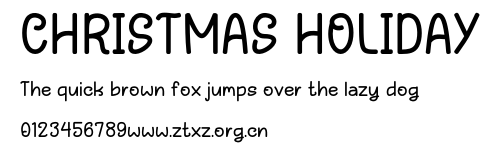 CHRISTMAS HOLIDAY.otf