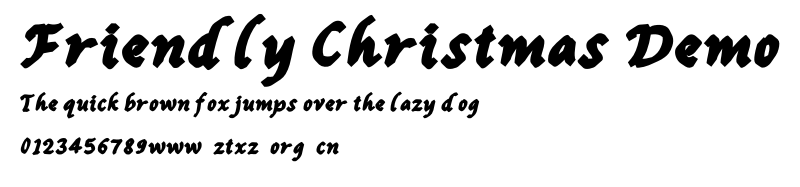 Friendly Christmas Demo.otf