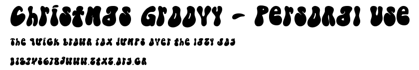 Christmas Groovy - Personal Use.ttf