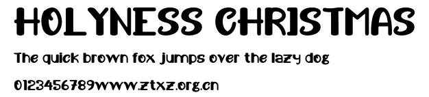 HOLYNESS CHRISTMAS.otf