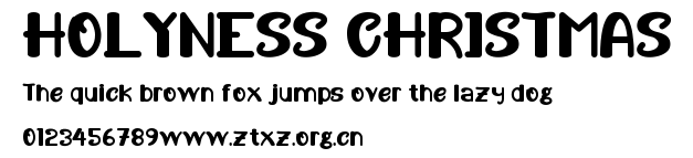 HOLYNESS CHRISTMAS.ttf