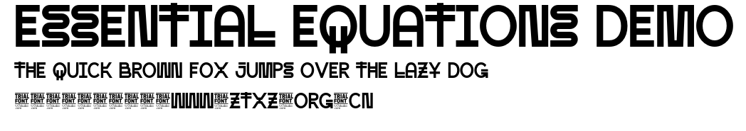 Essential Equations Demo.otf