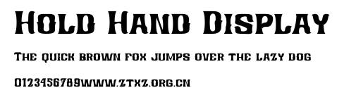 Hold Hand Display.otf