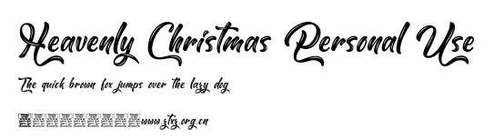 Heavenly Christmas Personal Use.otf