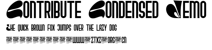 Contribute Condensed Demo.otf