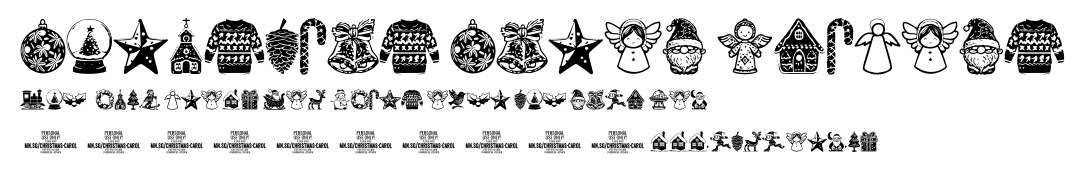 Christmas Carol Symbols.otf