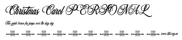 Christmas Carol PERSONAL.otf