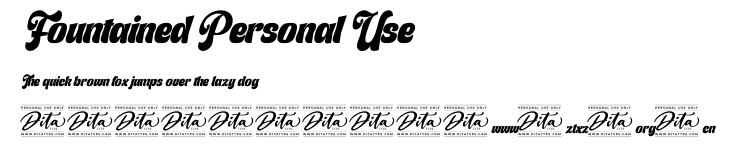 Fountained Personal Use.otf