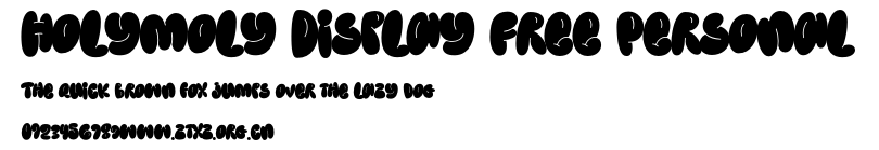 Holymoly Display Free Personal.otf