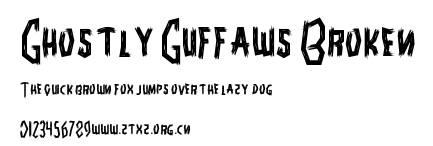 Ghostly Guffaws Broken.ttf