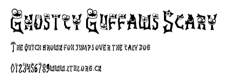 Ghostly Guffaws Scary.ttf