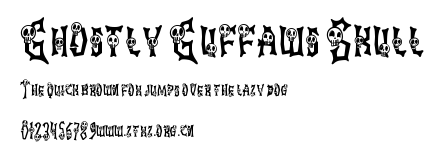 Ghostly Guffaws Skull.ttf