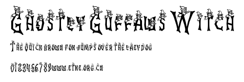 Ghostly Guffaws Witch.ttf