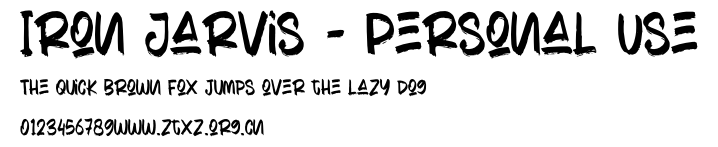 Iron Jarvis - Personal Use.otf