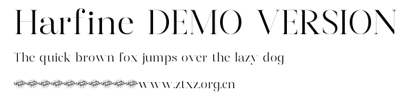 Harfine DEMO VERSION.otf